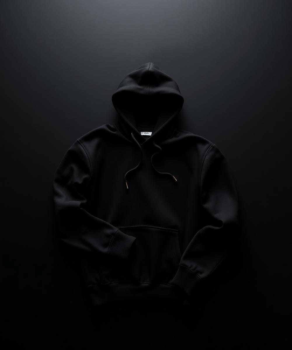 Essential Black Hoodie